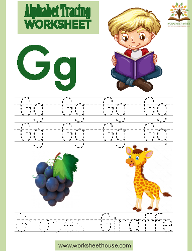 Rich Results on Google's SERP when searching for 'Alphabet G Tracing worksheet