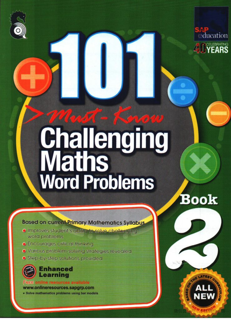 101 Challenging Math Word Problems Book 2