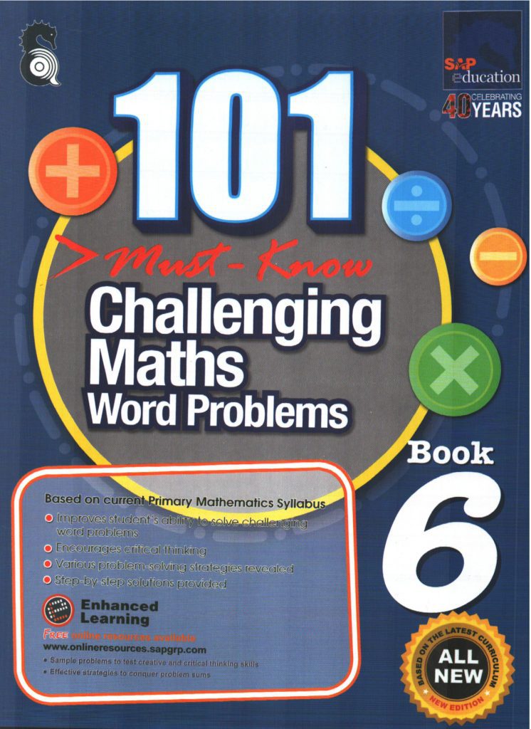 101 Challenging Math Word Problems Book 6