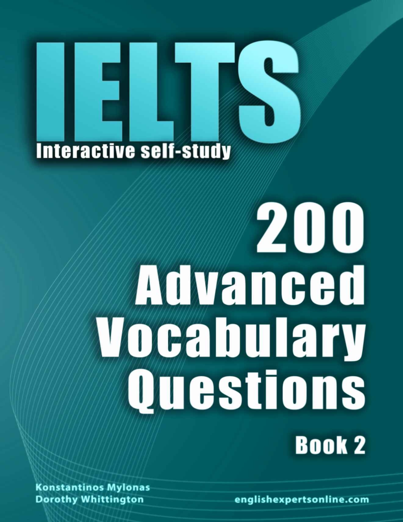 Rich Rusults on Google's SERP when searching for 'IELTS Interactive self-study_ 200 Advanced Vocabulary Questions_