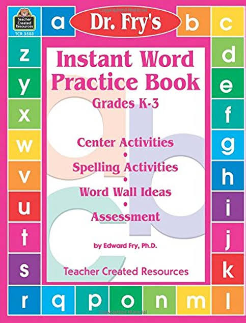 Instant Word Practice Book. Grades K-3. Center Activities Spelling Activit.pdf