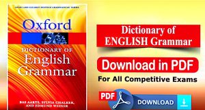 Oxford Dictionary of ENGLISH Grammar