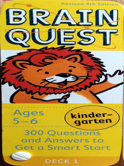 Brain Quest Kindergarten 300 Questions and Answers to Get a Smart Start