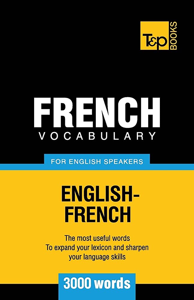 english french vocabulary