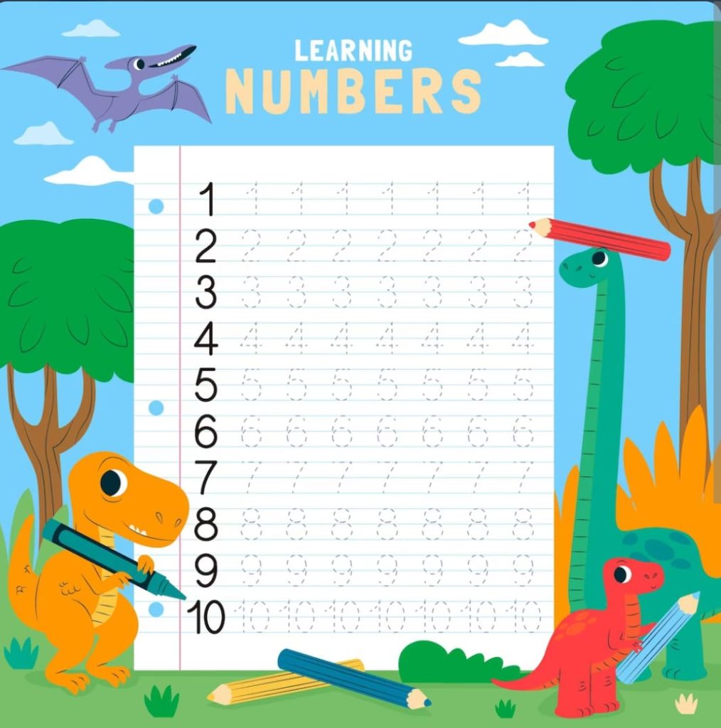 Learning Numbers Kindergarten